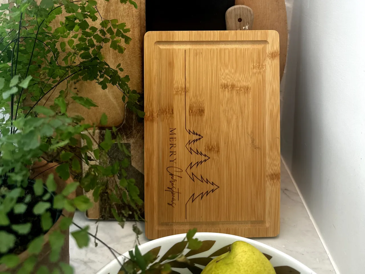 Bamboo Cutting Board test grid