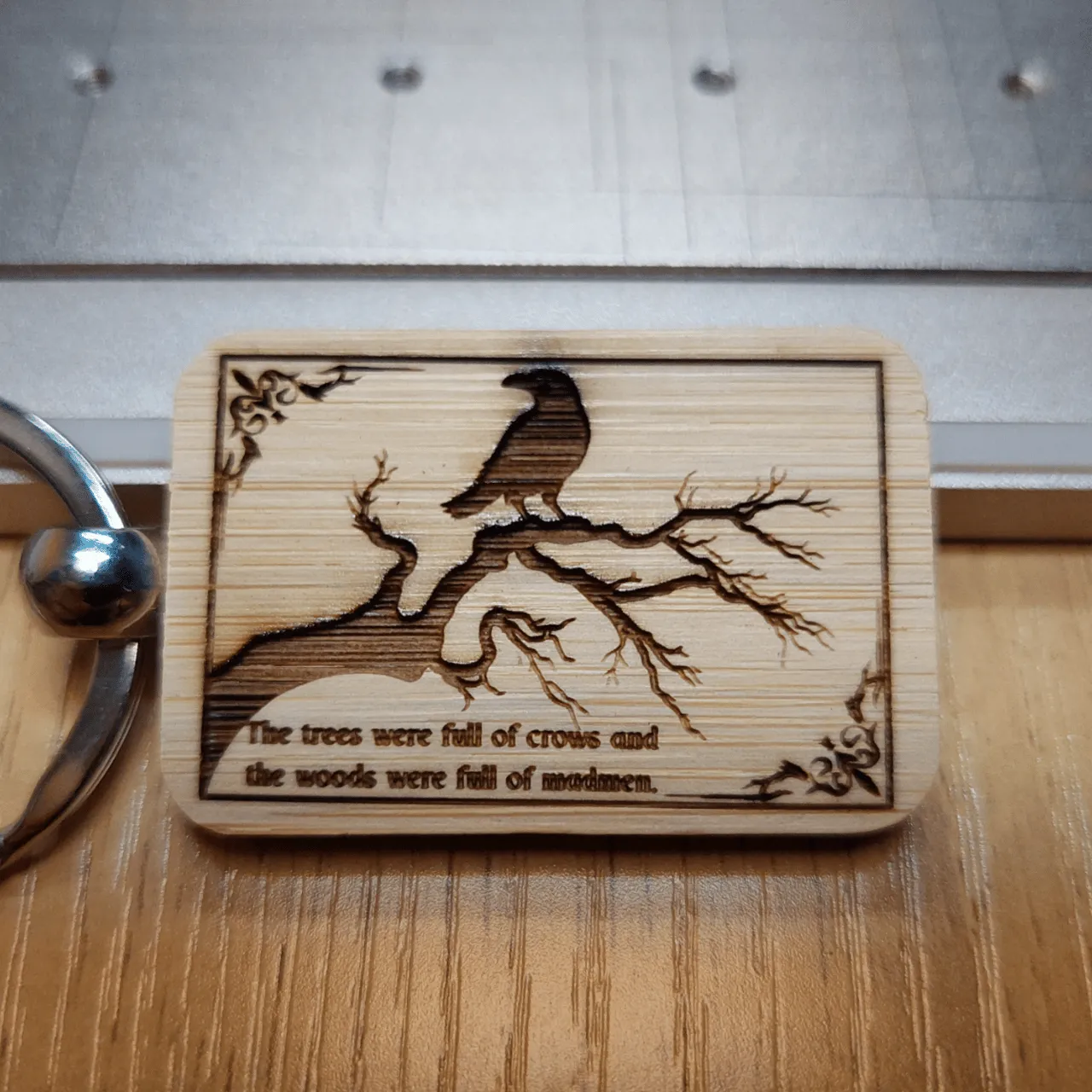 Wooden Keychain test grid