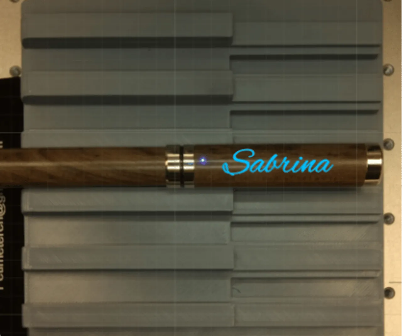 Wood Wax Oil Coated Technological Wood Ballpoint Pen test grid
