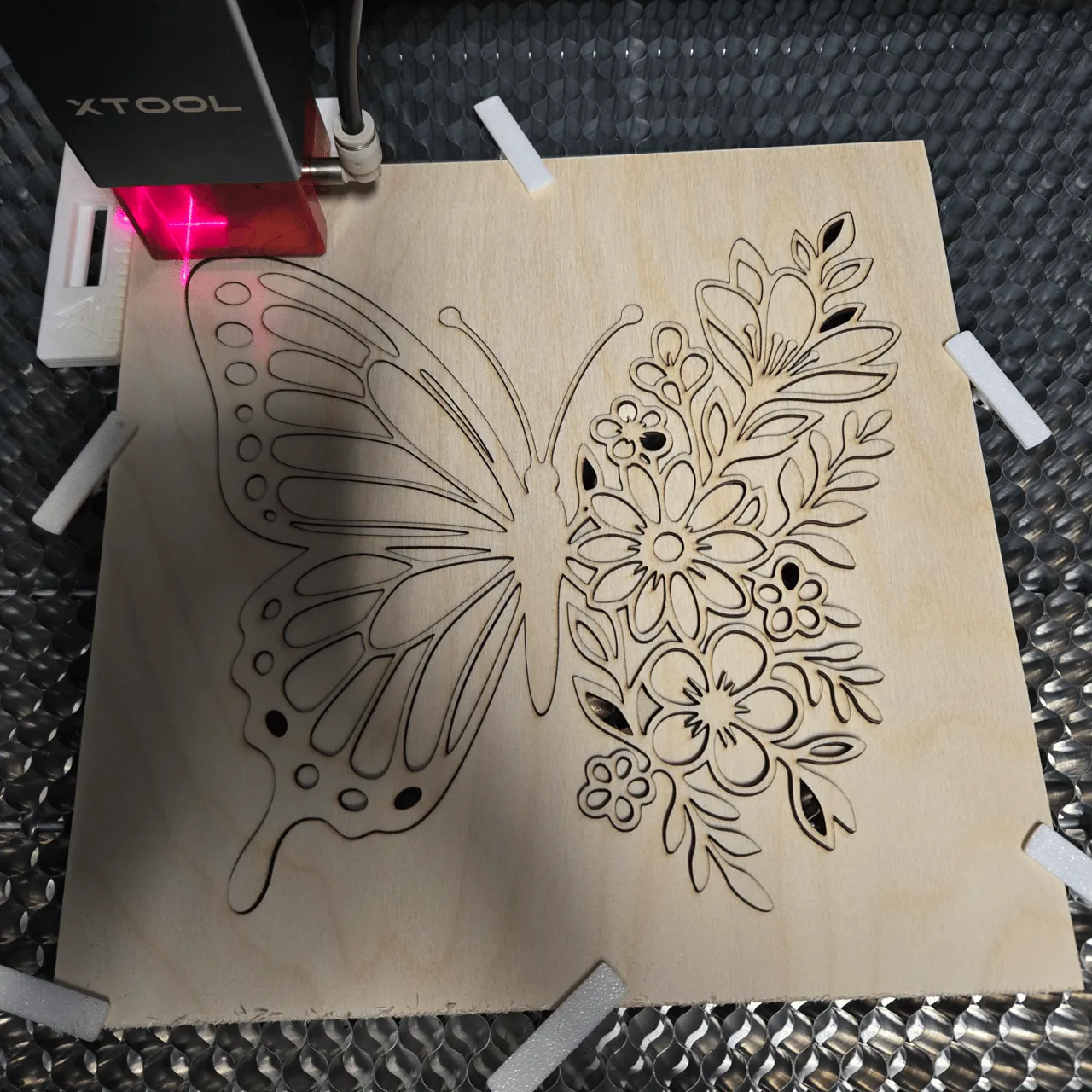 1/8"(3mm) Red Oak Plywood test grid