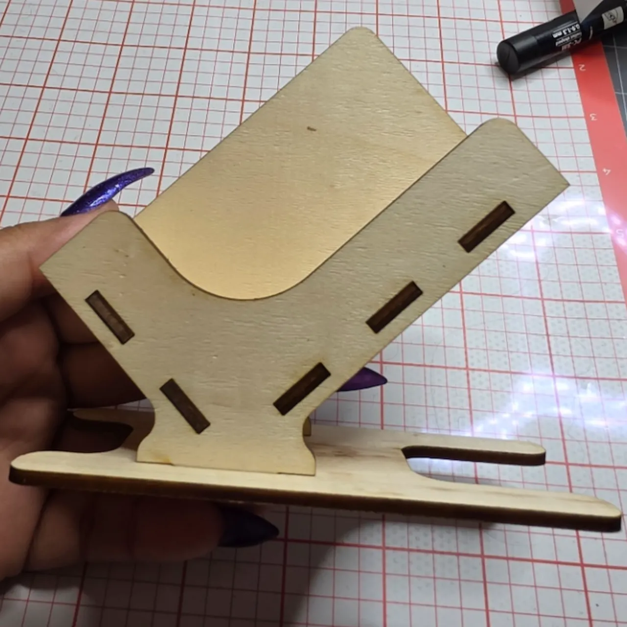 1/8"(3mm) Pine Ponderosa Plywood test grid