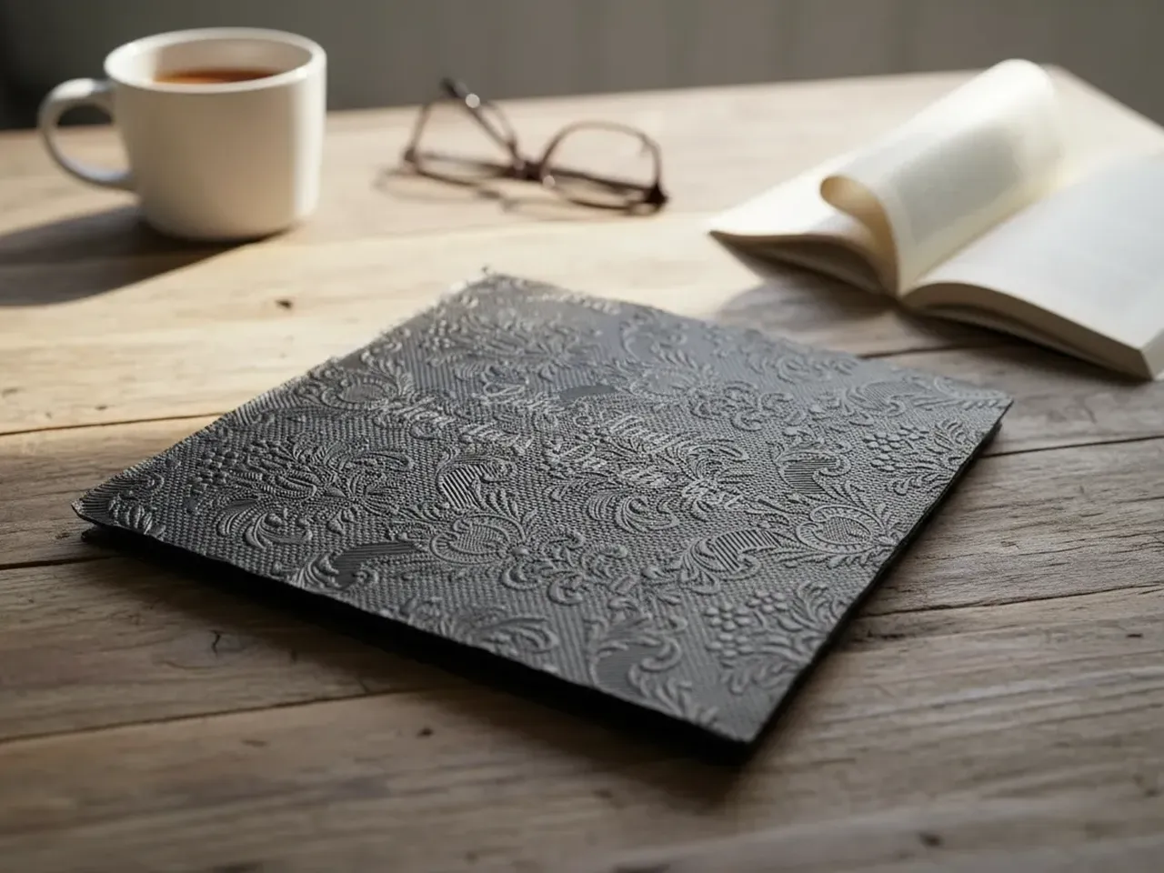 Paper napkin test grid