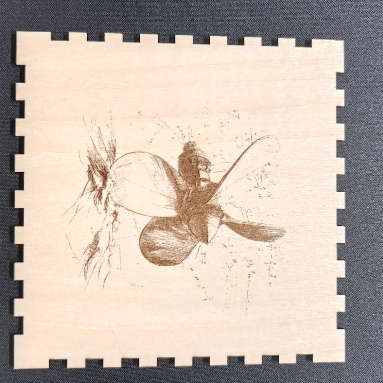 1/8"(3mm) Basswood Plywood test grid
