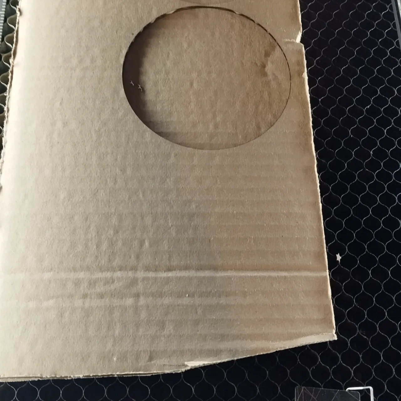 Corrugated Cardboard test grid