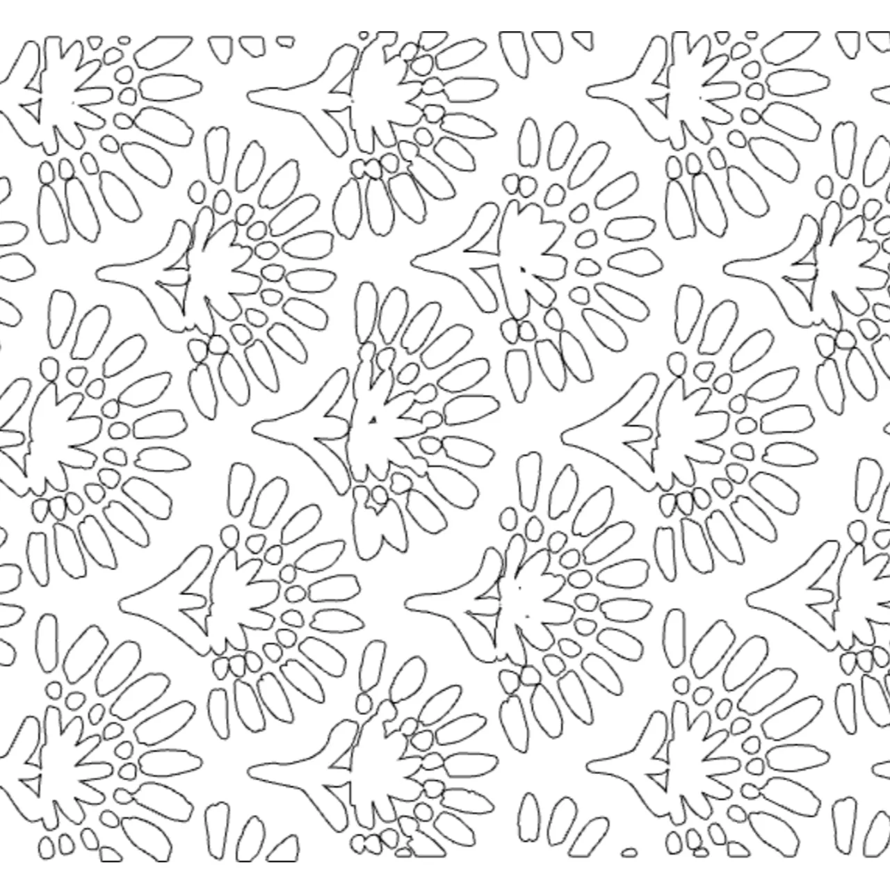 Designer Stencil Mylar test grid
