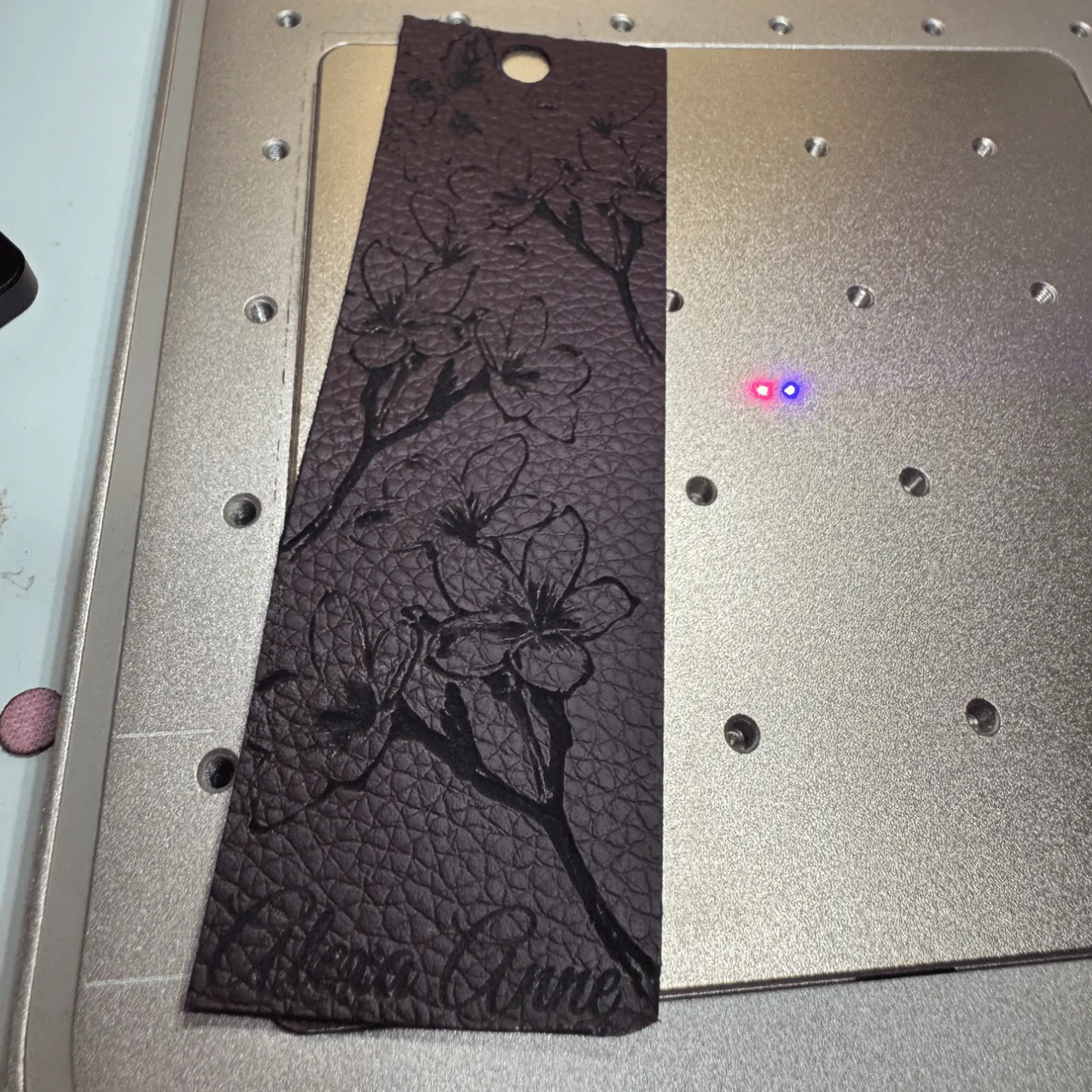 Deep Brown PU Leather test grid