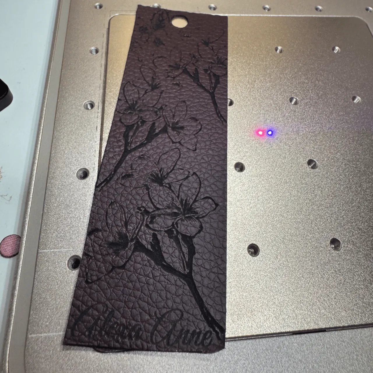 Deep Brown PU Leather test grid