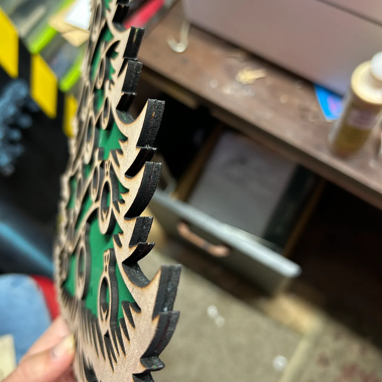 1/8"(3mm) Birch Plywood test grid