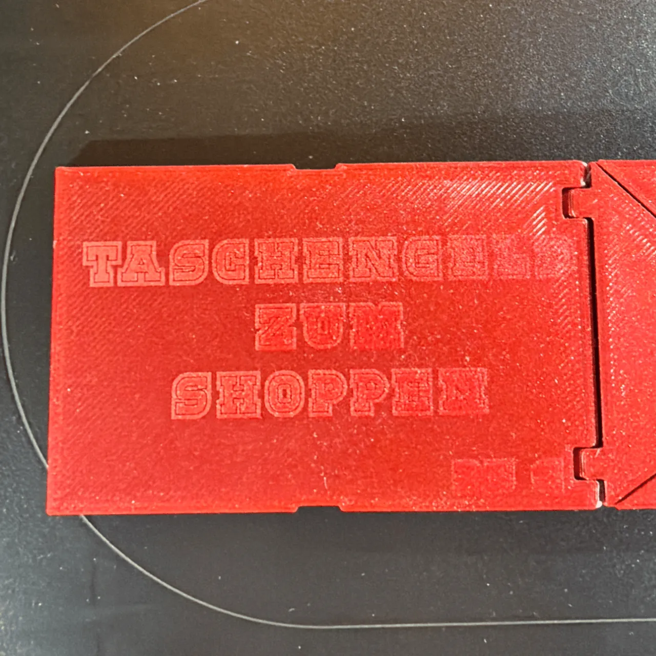 1/8"(3mm) Black PLA test grid
