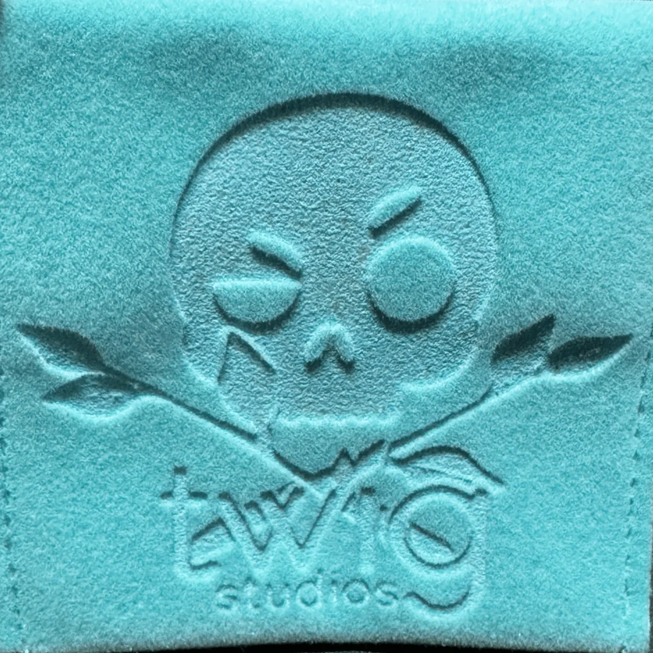 1/16"(1.5mm) Pea Blue Felt test grid