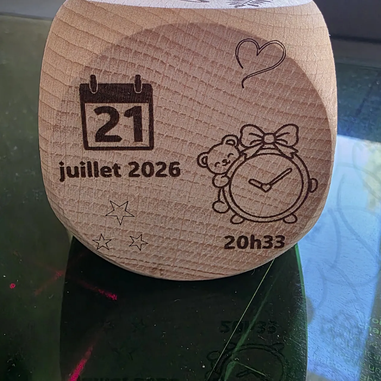 Wooden Keychain test grid