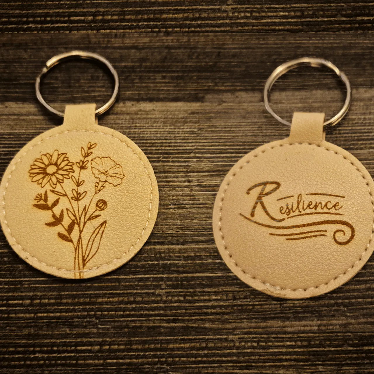 Leather PU Tag test grid