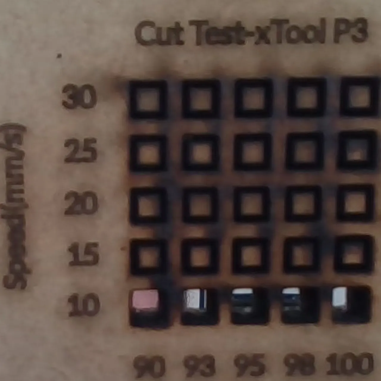 1/2"(12mm) MDF test grid