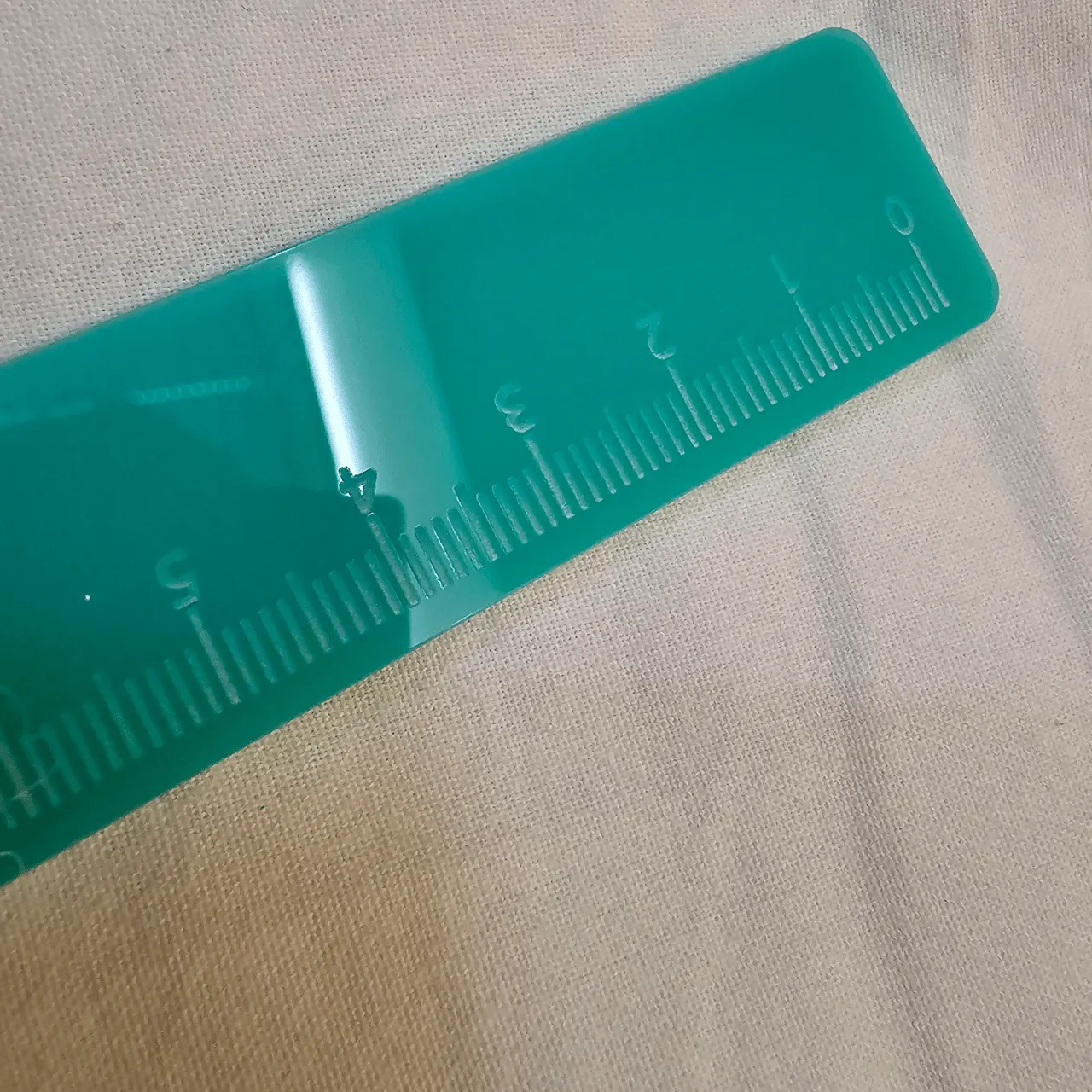 1/8"(3mm) Blue-Green Acrylic test grid