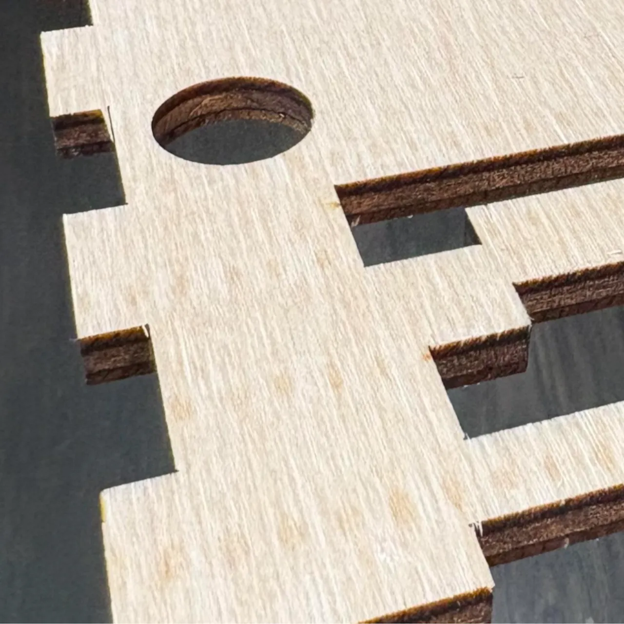 1/4" (6mm) AspenPlywood (Purebond - HD) test grid