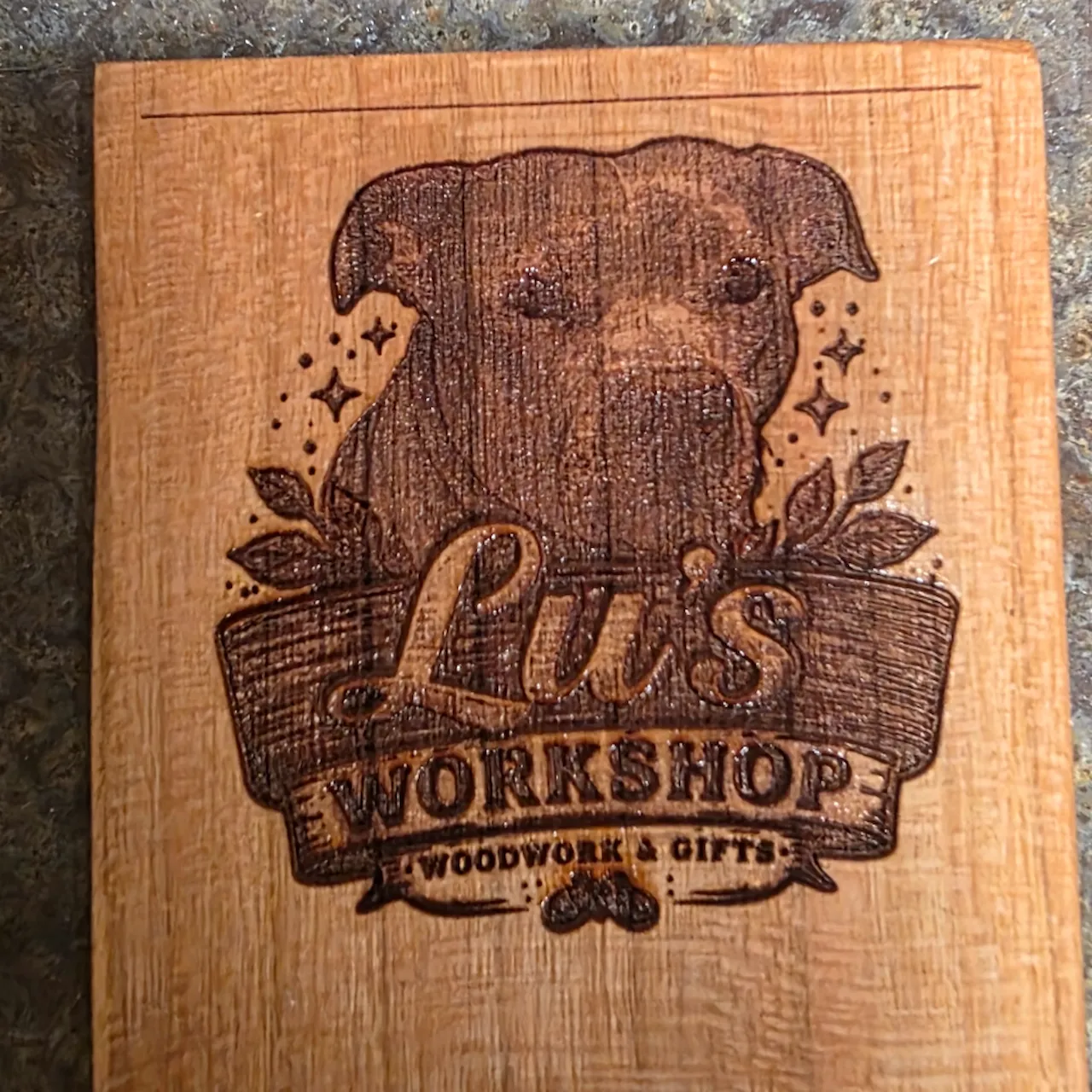 Cherry Wood test grid