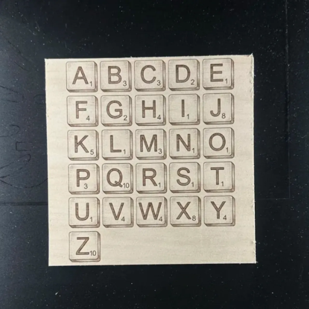 1/4"(6mm) Maple Plywood test grid