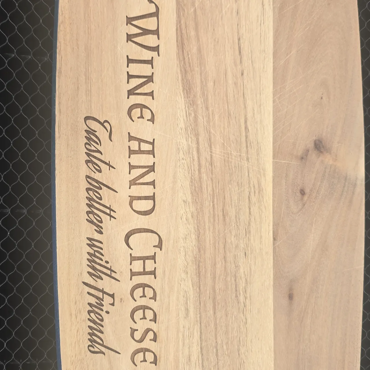 Cherry Wood test grid
