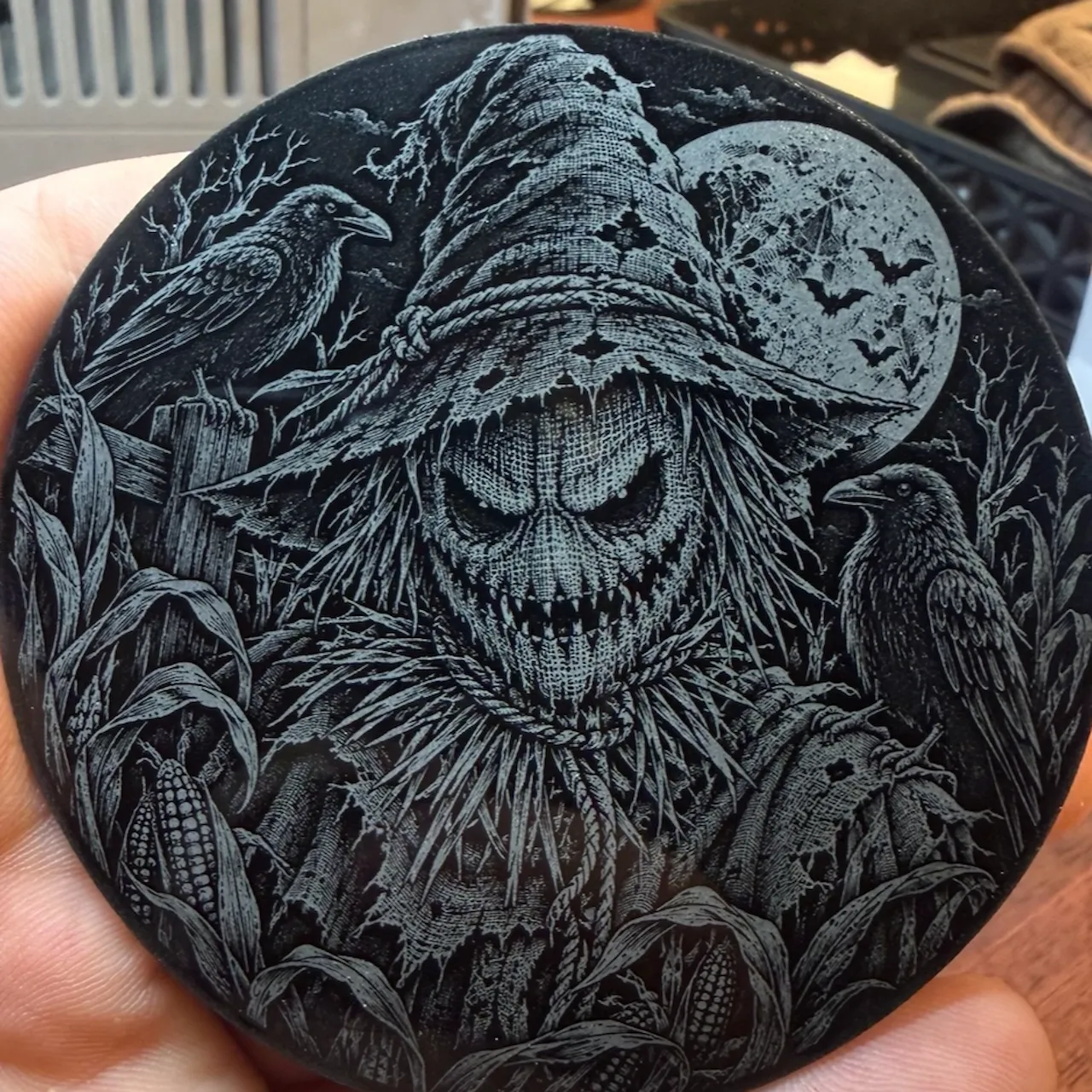 1/8"(3mm) Black Acrylic test grid