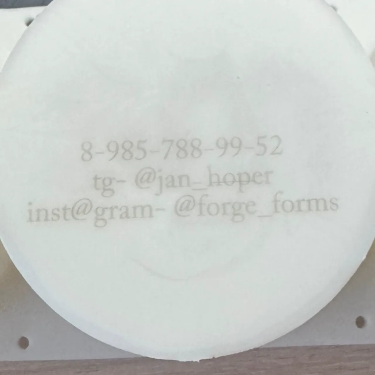 White Silicone test grid