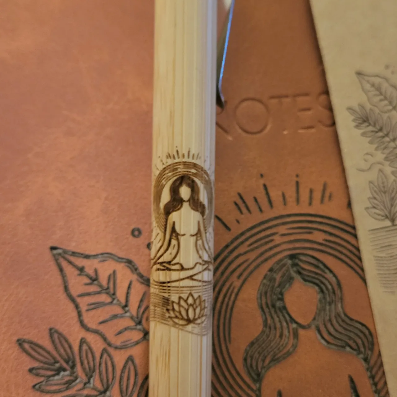 natural bamboo wood pen test grid