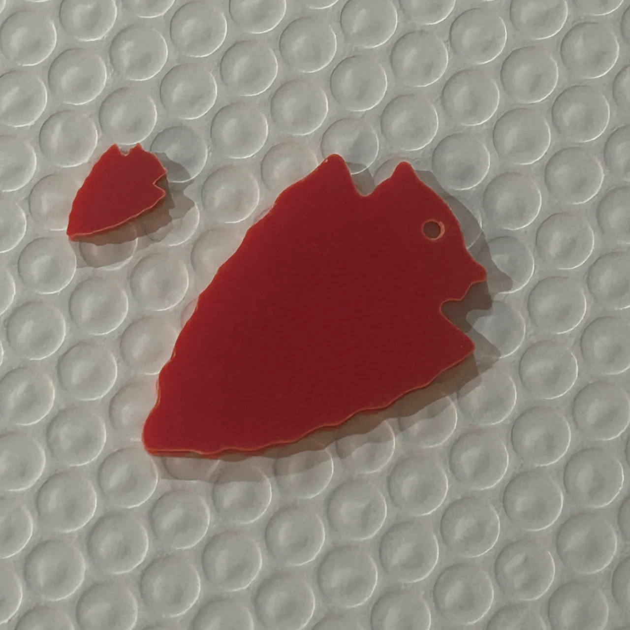 1/8"(3mm) Red Acrylic test grid