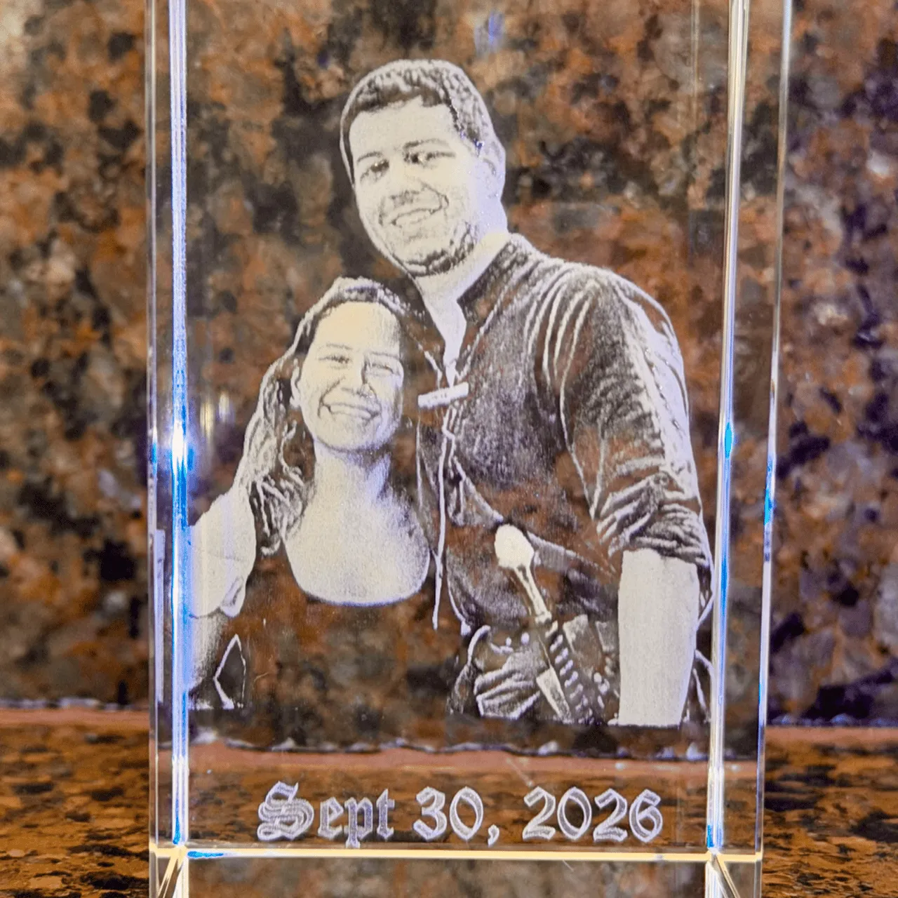 K9 Inner Carved Glass test grid