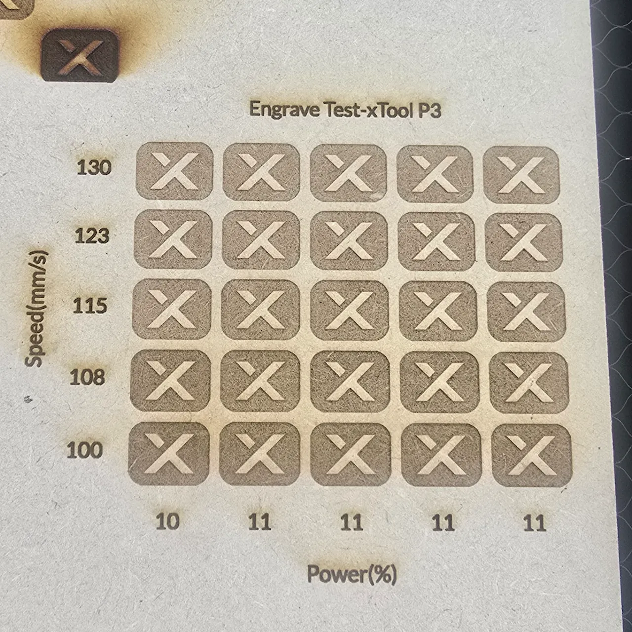 1/8"(3mm) MDF Board test grid