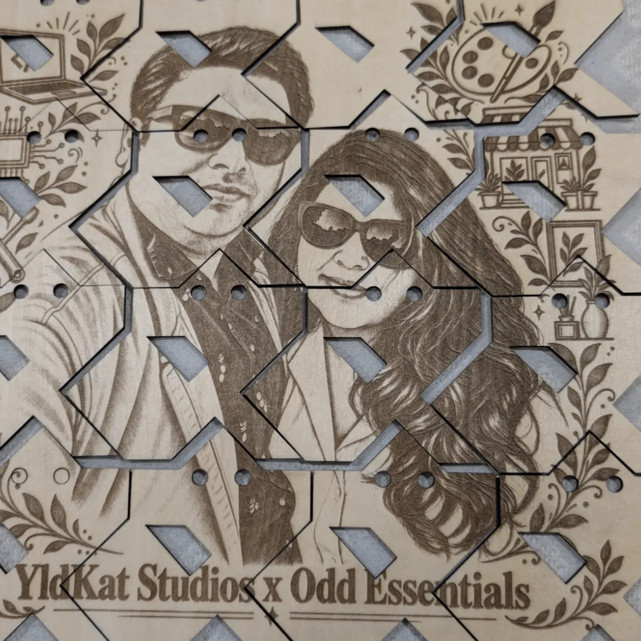 1/8"(3mm) Basswood Plywood test grid