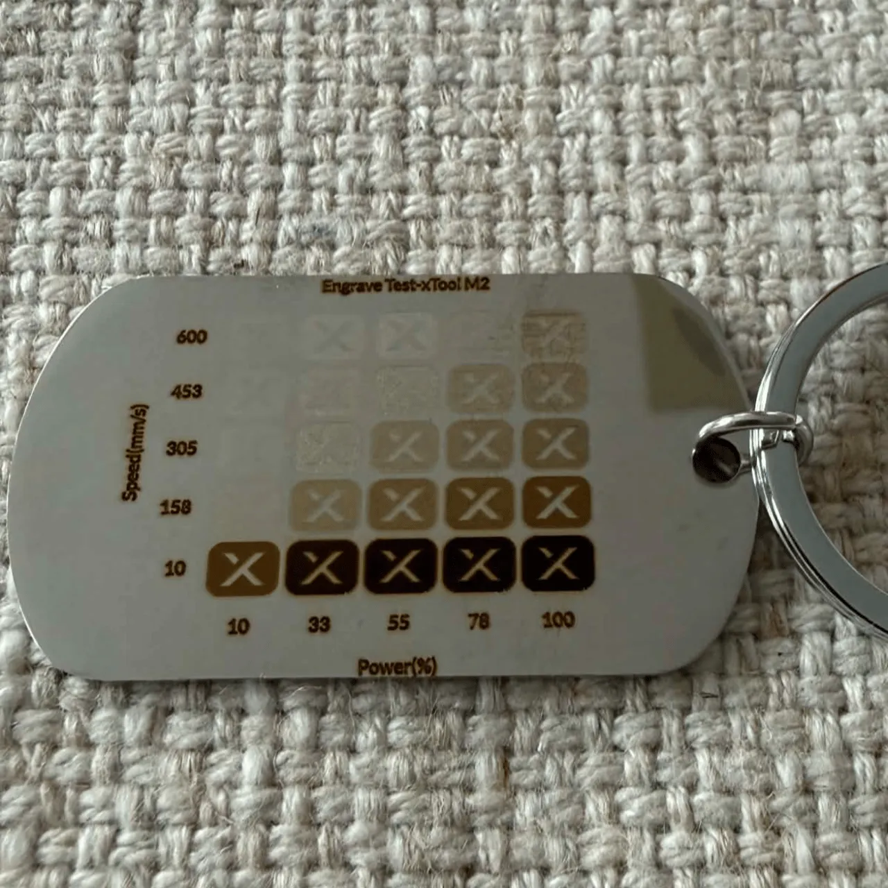 Metal Mirror 304 Stainless Steel test grid
