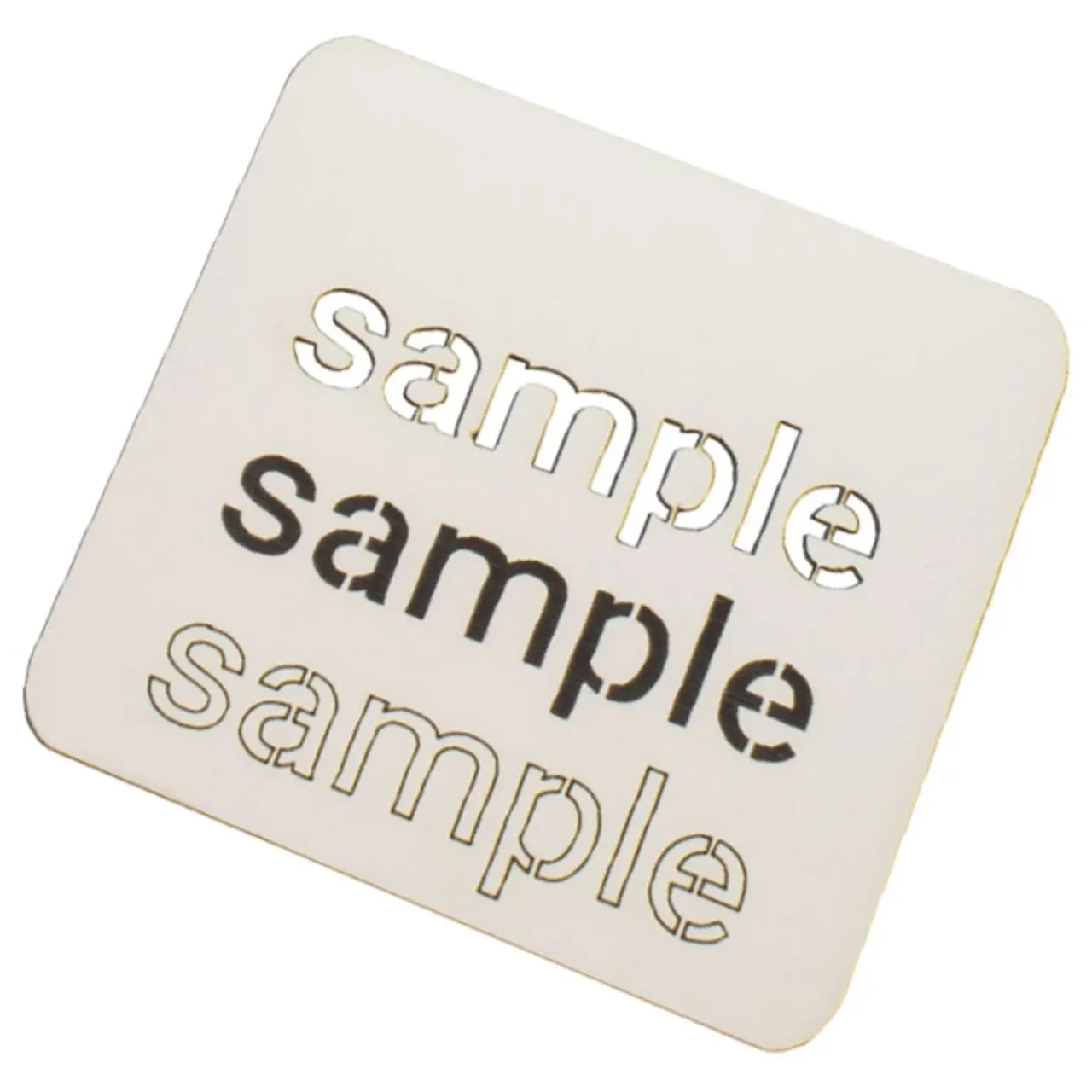 Kitronik White on Black Engraving Laminate test grid