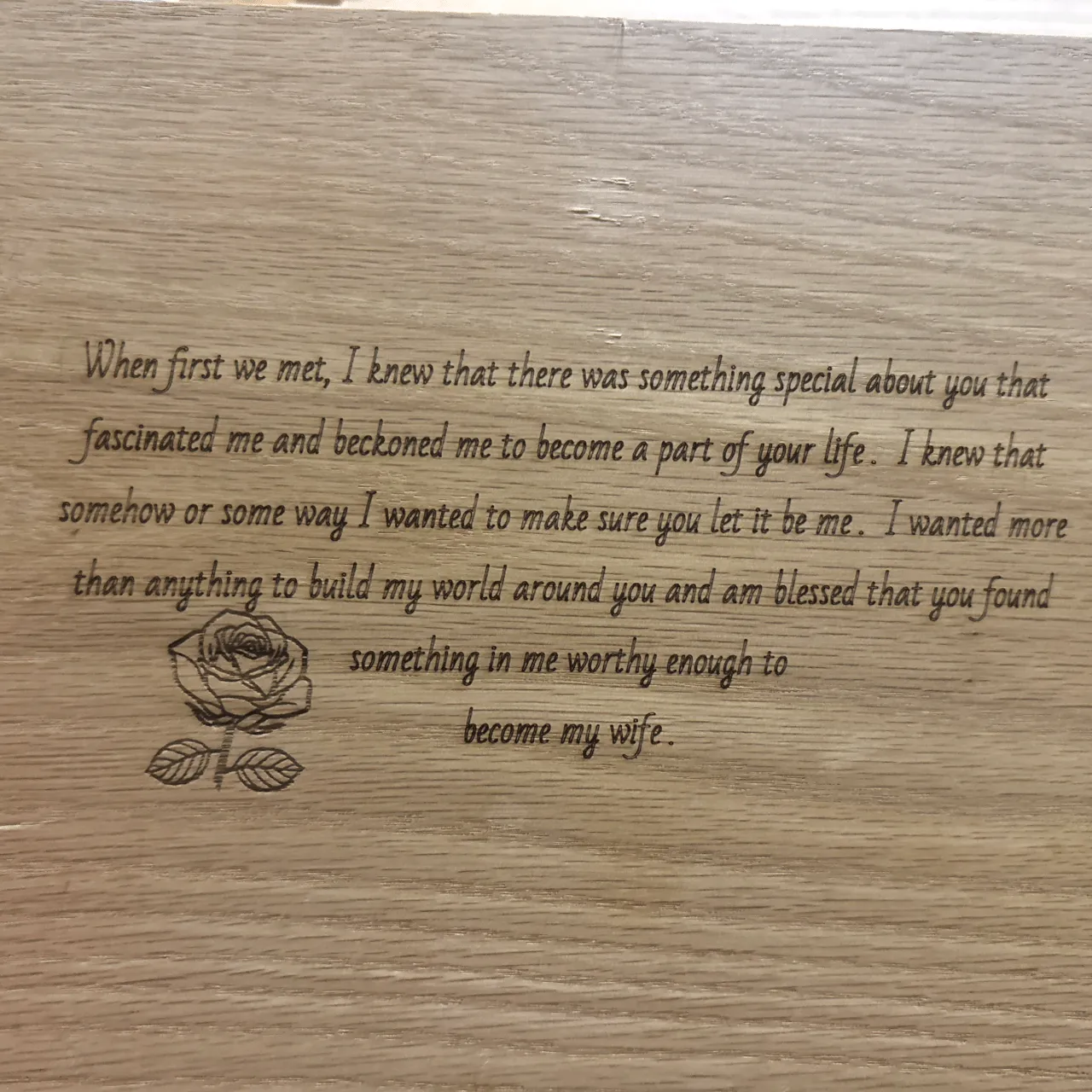 1/4"(6mm) White oak plywood test grid