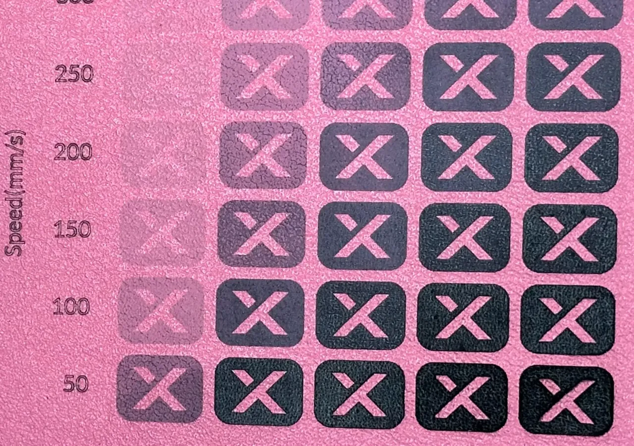 Pink Kangaroo Leather test grid