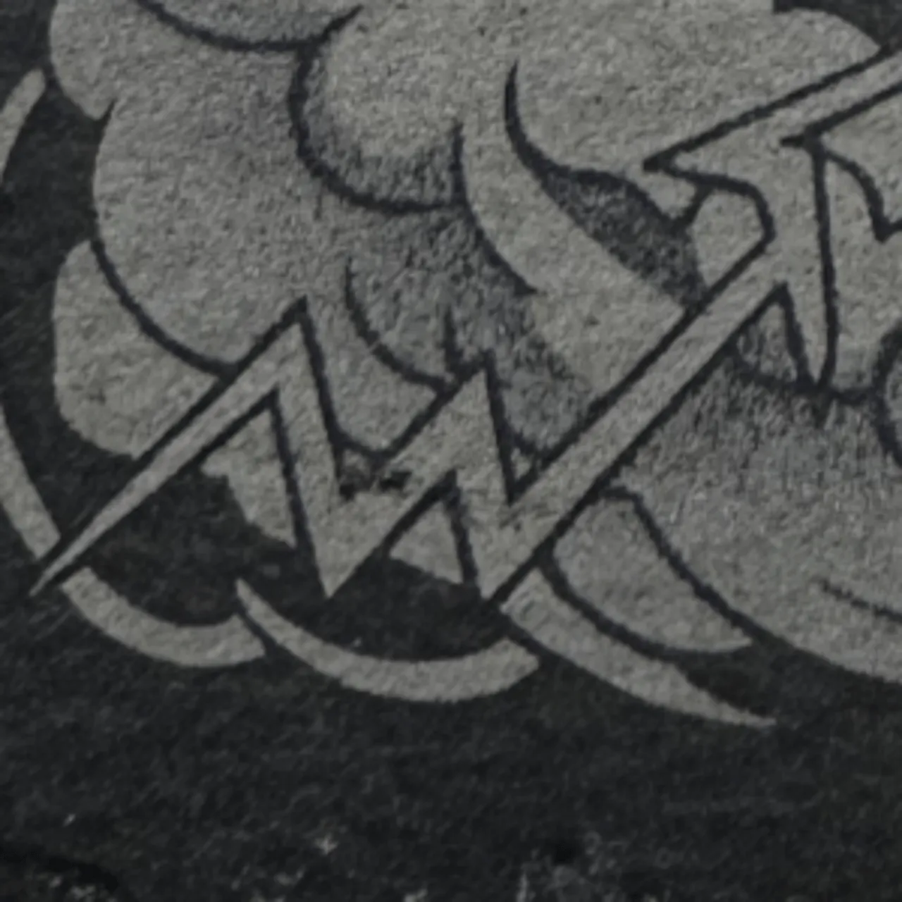 square Blank Rock Slate test grid