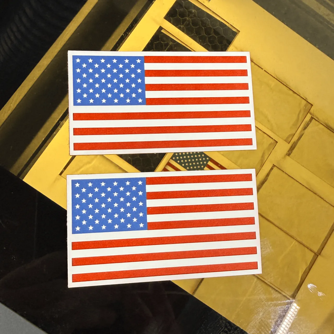 3mm Lonestar Adhesive Tri Layer Acrylic **BLUE LAYER** test grid