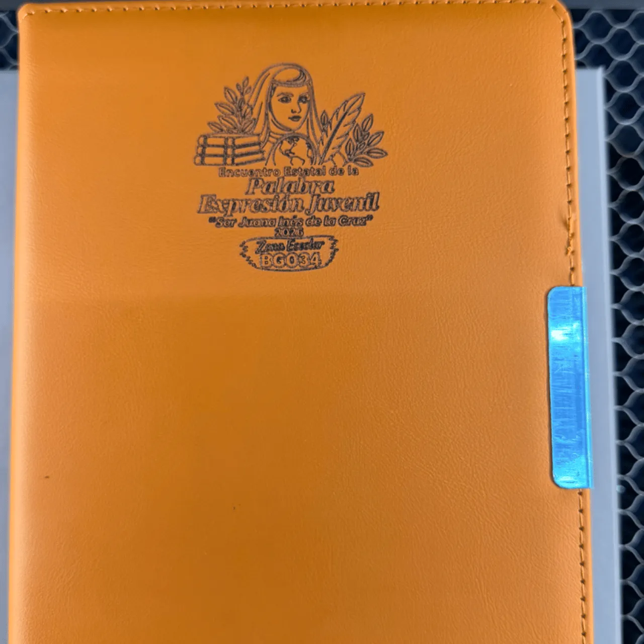Deep Brown Top Grain Cowhide Leather test grid
