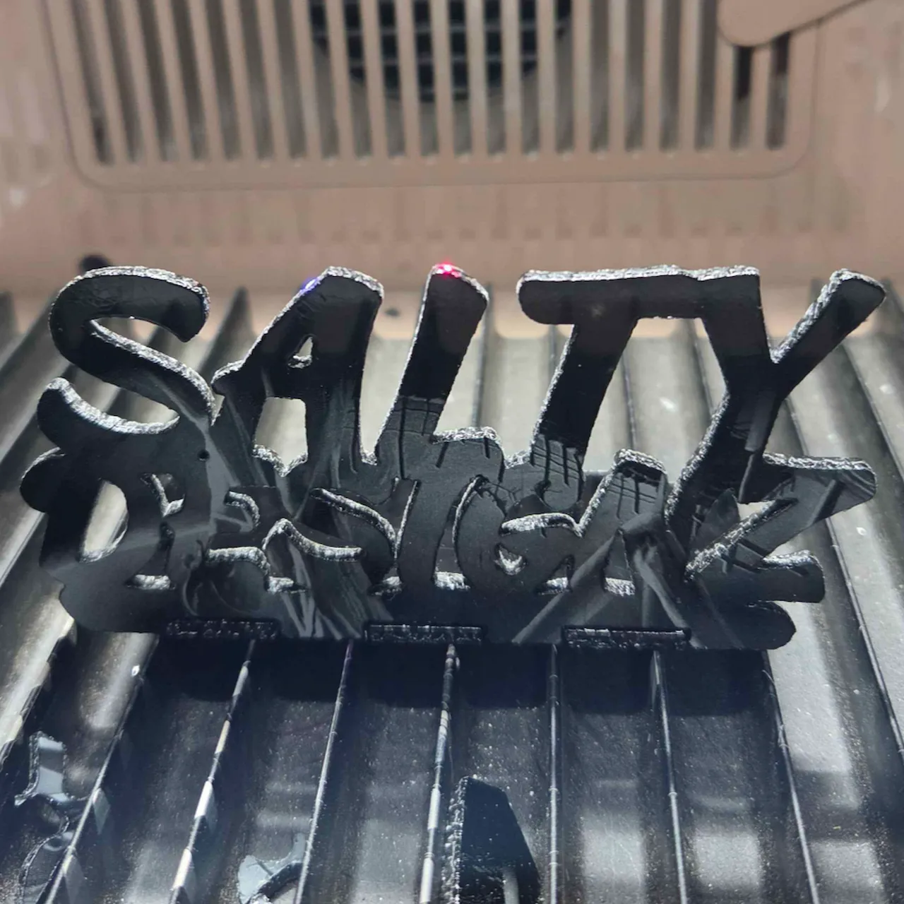 1/8"(3mm) Black Acrylic test grid