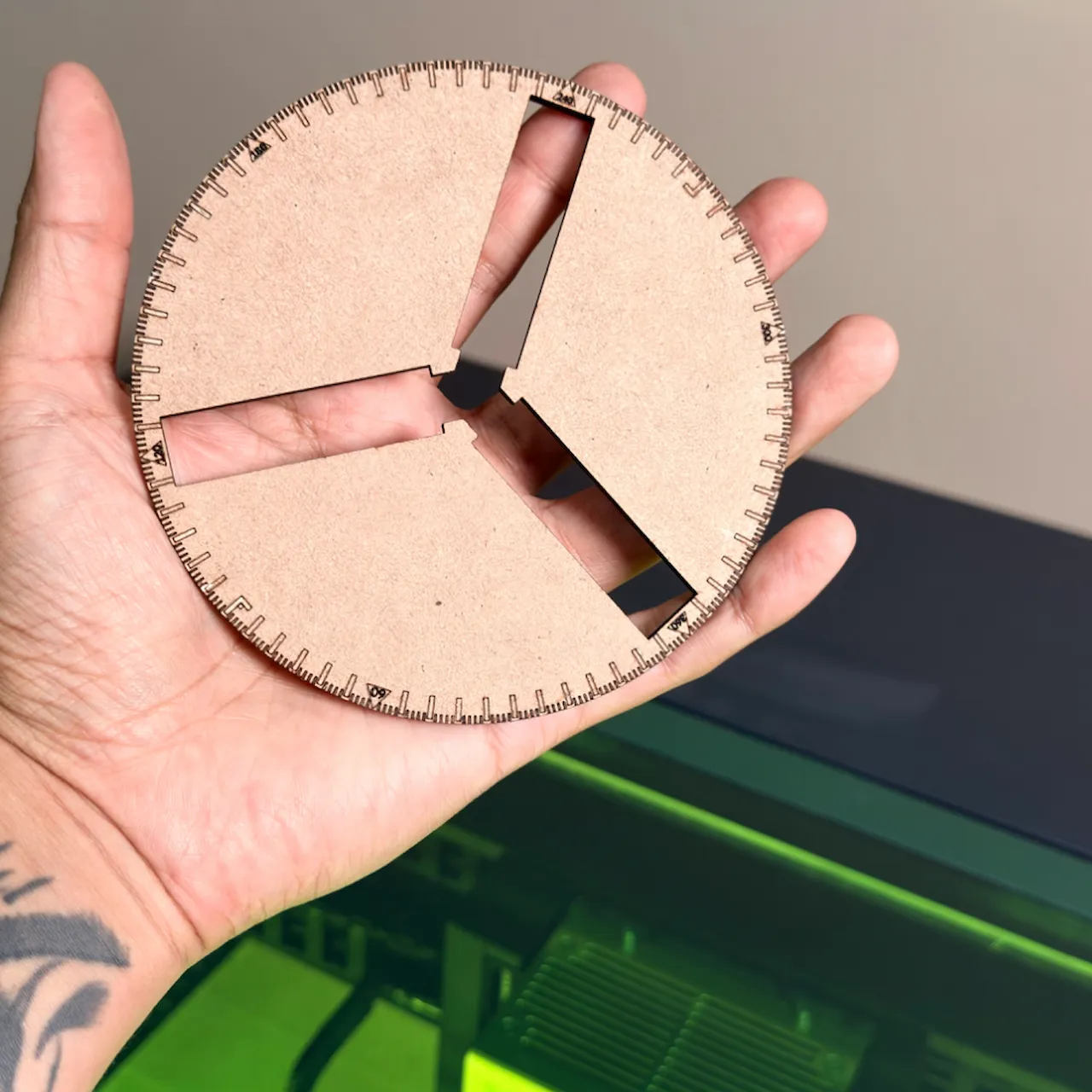 MDF test grid