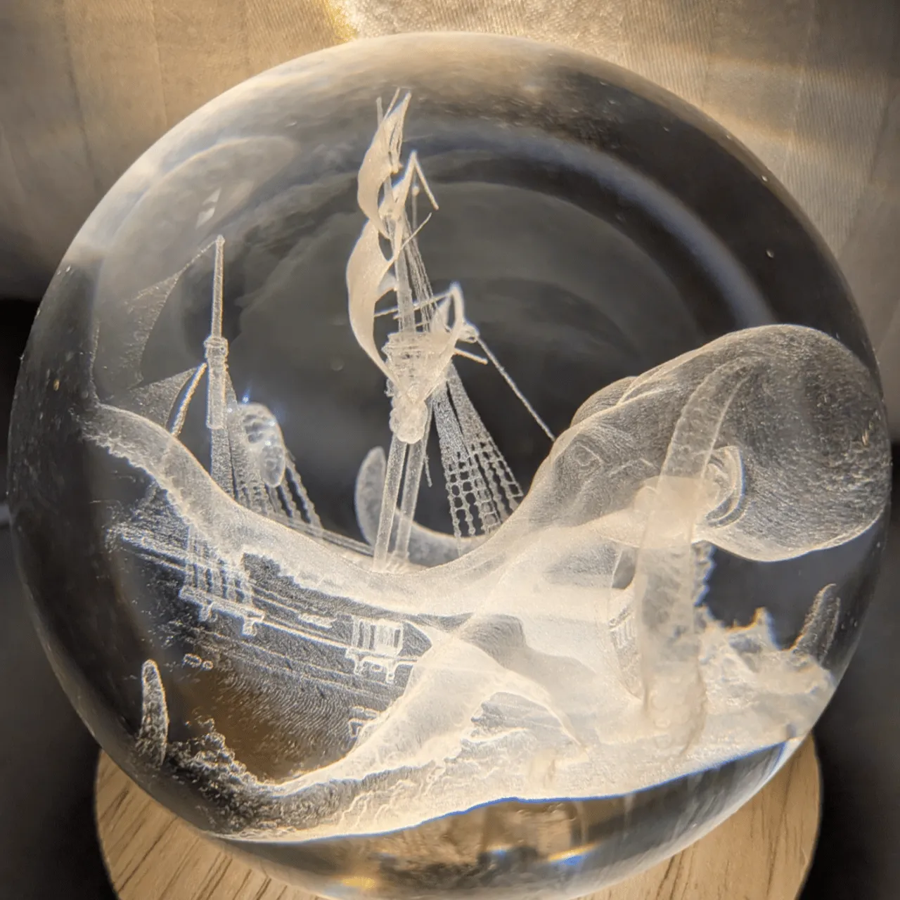 K9 Inner Carved Glass test grid