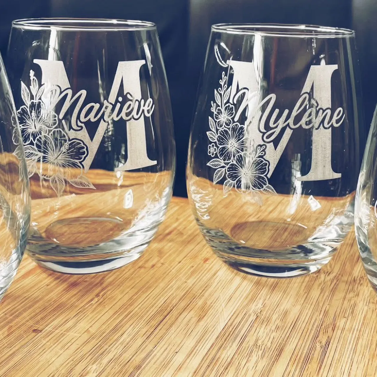 Wine glass test grid