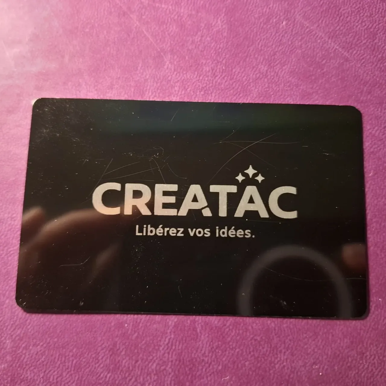1/64"(0.2mm) Black Metal Business Card test grid