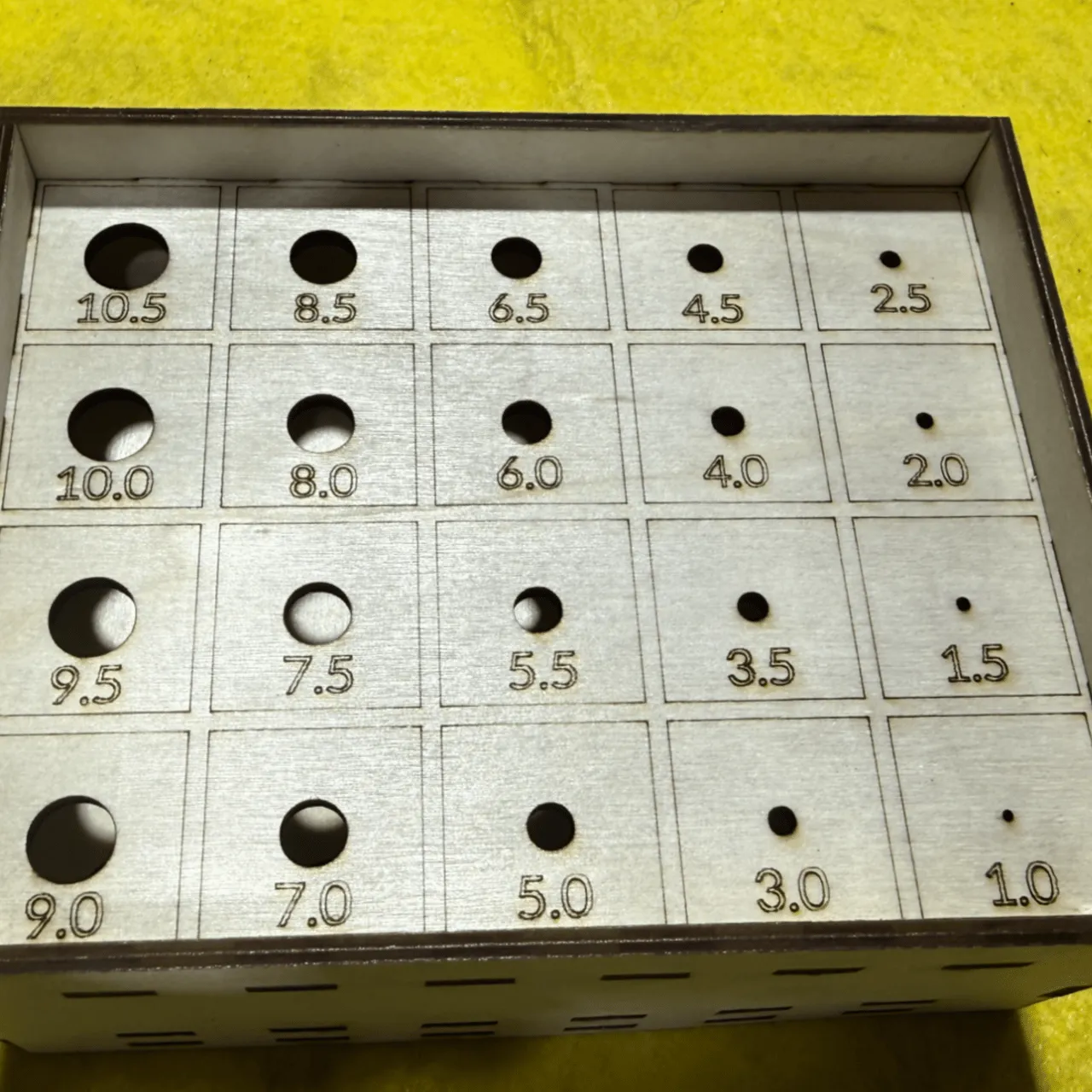1/8"(3mm) Basswood Plywood test grid