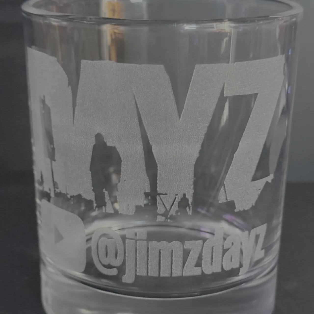 11.9oz xTool Whiskey Glass test grid