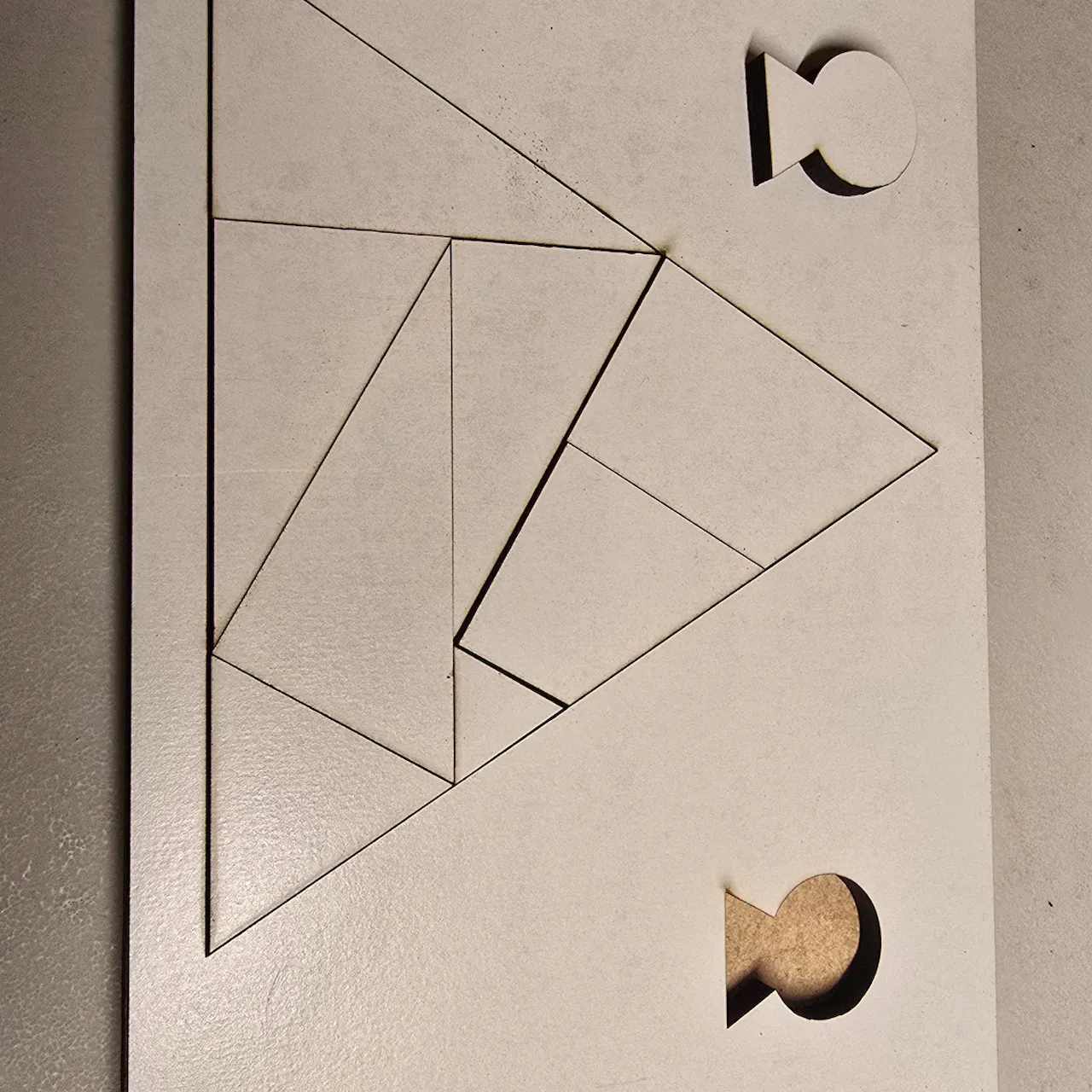 1/2"(12mm) MDF test grid