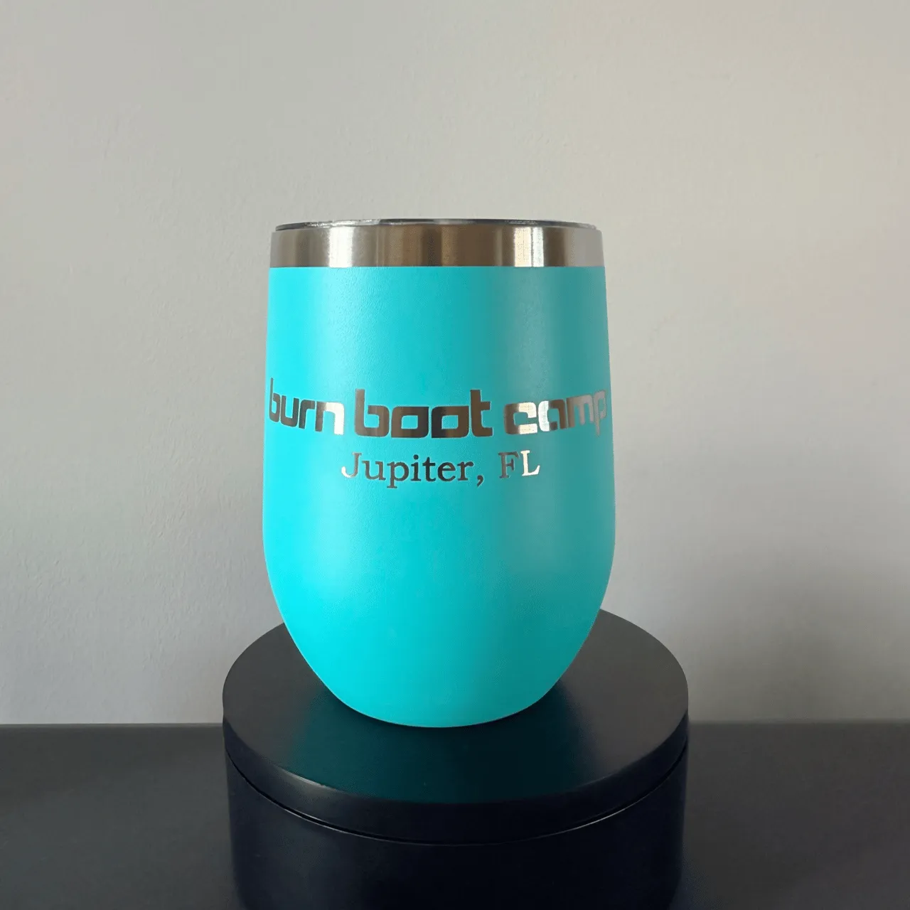laser engraved tumbler cup test grid