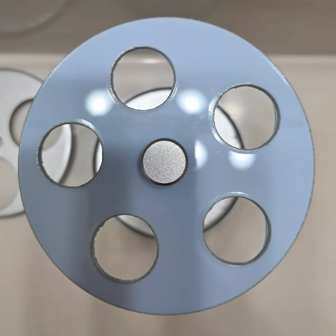 1/8"(3mm) Pastel Blue Acrylic test grid