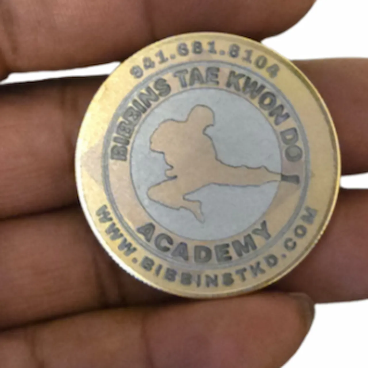 Blank Commemorative Zinc Coins test grid