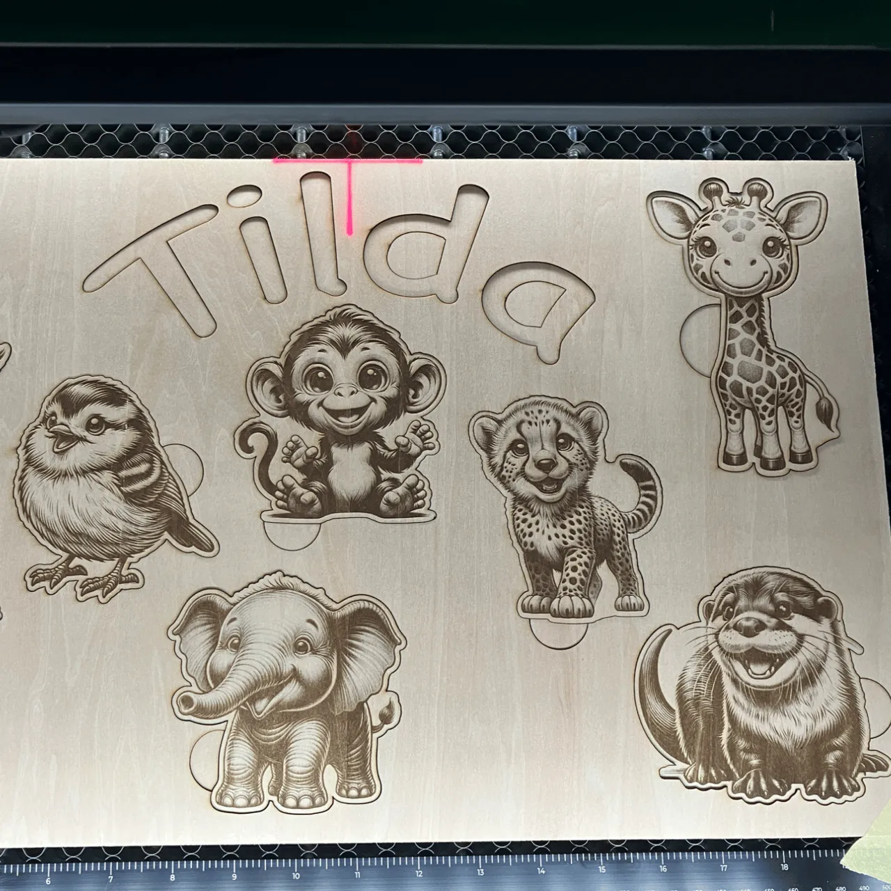 1/8"(3mm) Basswood Plywood test grid