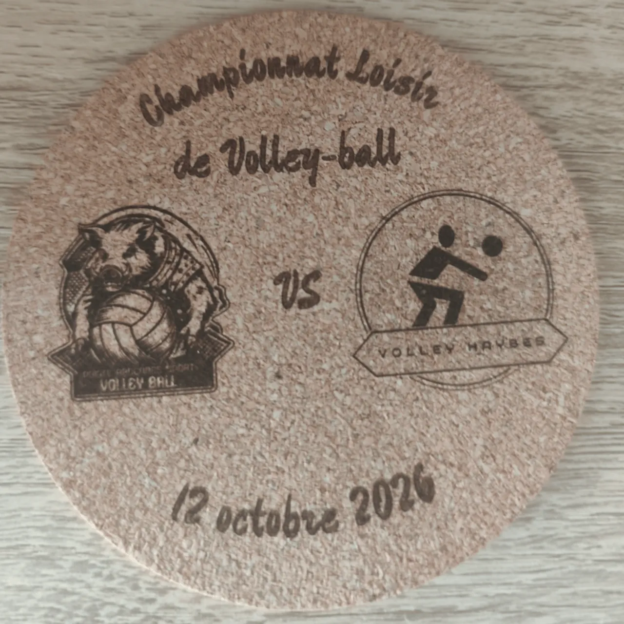 Round Cork Coasters test grid