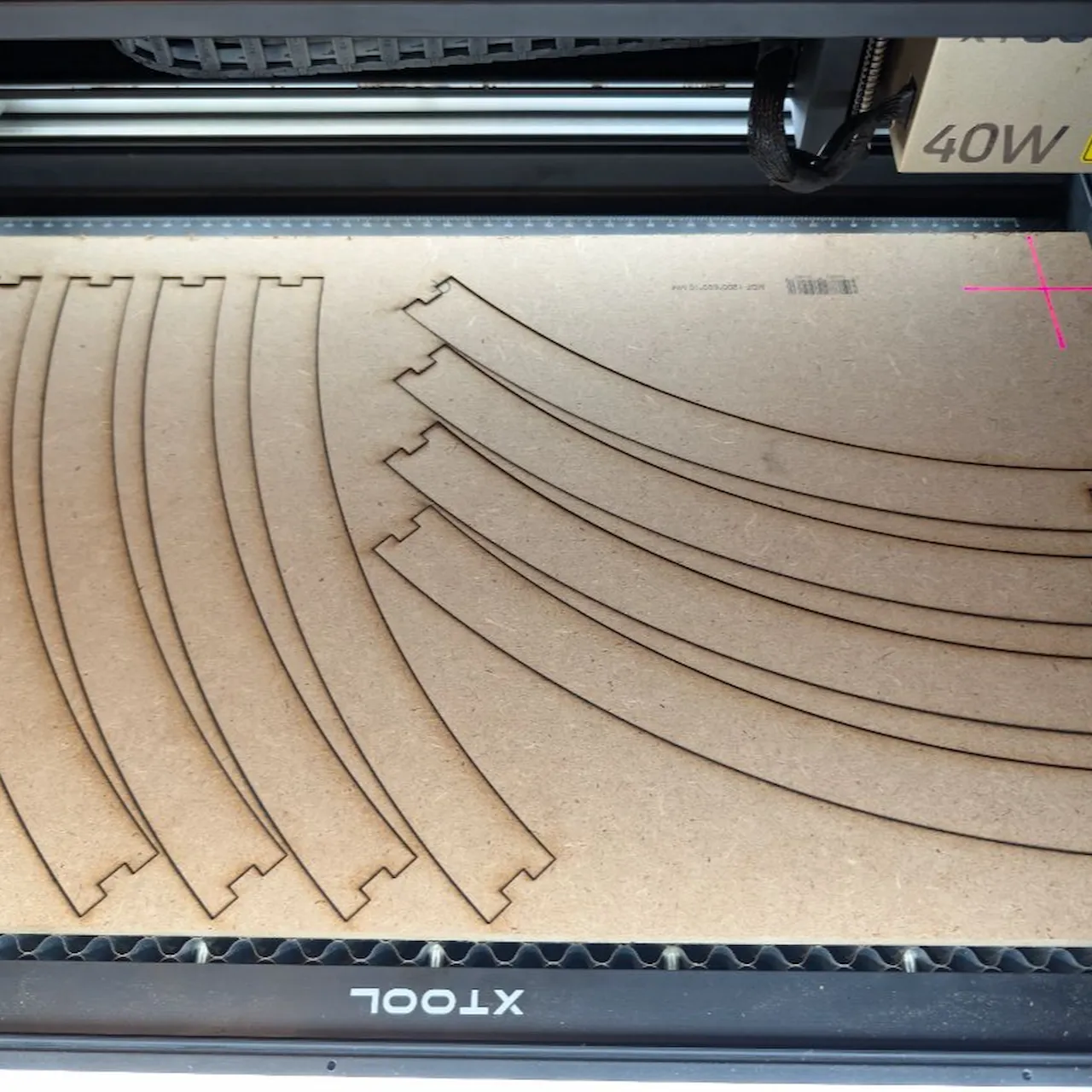 1/2"(12mm) MDF test grid